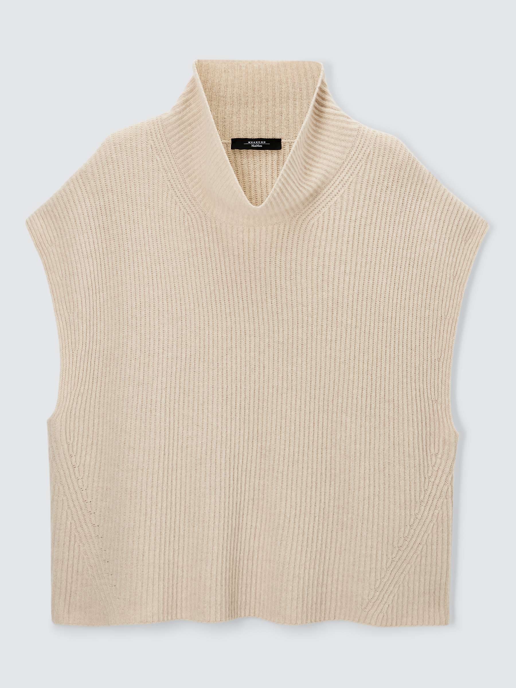 Buy Weekend MaxMara POLO Knitted Tank, Natural Online at johnlewis.com