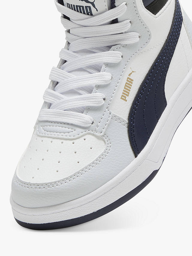 PUMA Kids' Caven 2.0 Mid Trainers, White/Navy