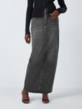 Good American Denim Tube Maxi Skirt, Black, Black