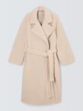 Good American Sherpa Trench Coat, Bone, Bone