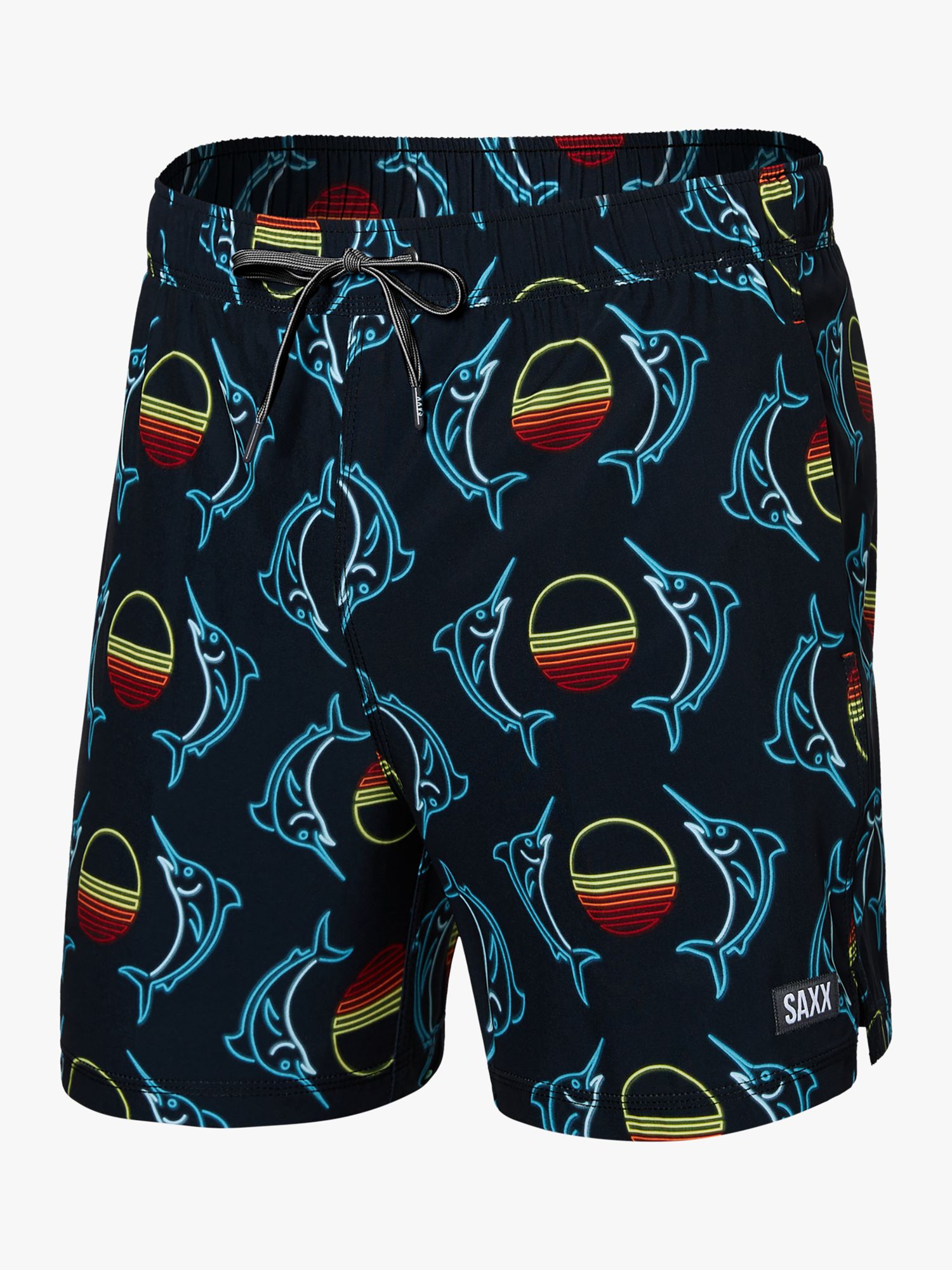 SAXX Oh Buoy 2-in-1 Swim Shorts, Multi, XL