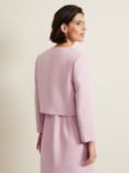 Phase Eight Tallula Fitted Cropped Jacket, Pink