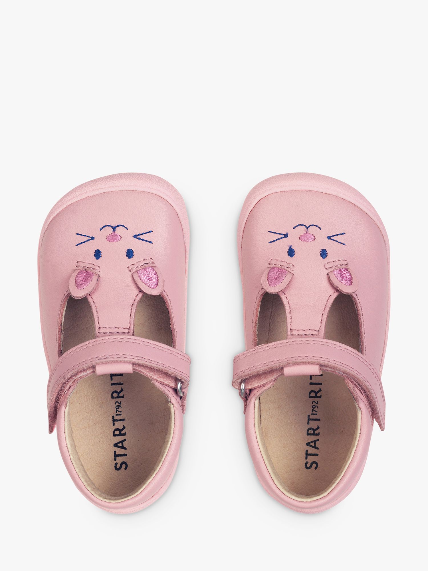 Buy Start-Rite Baby Fellow Leather First Steps Shoes, Pink Online at johnlewis.com