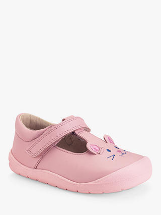 Start-Rite Baby Fellow Leather First Steps Shoes, Pink