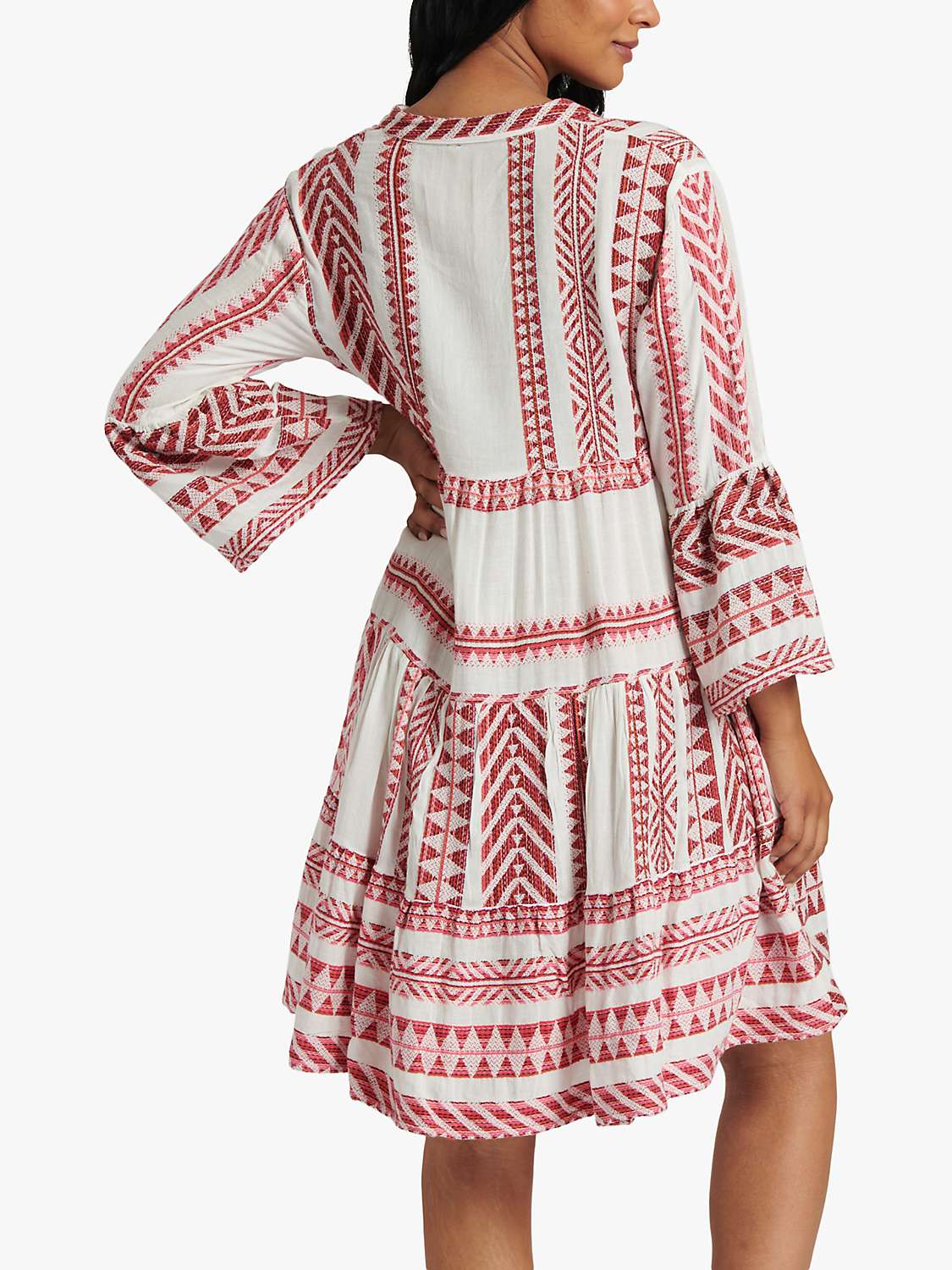 Buy South Beach Jacquard Tiered Mini Dress Online at johnlewis.com