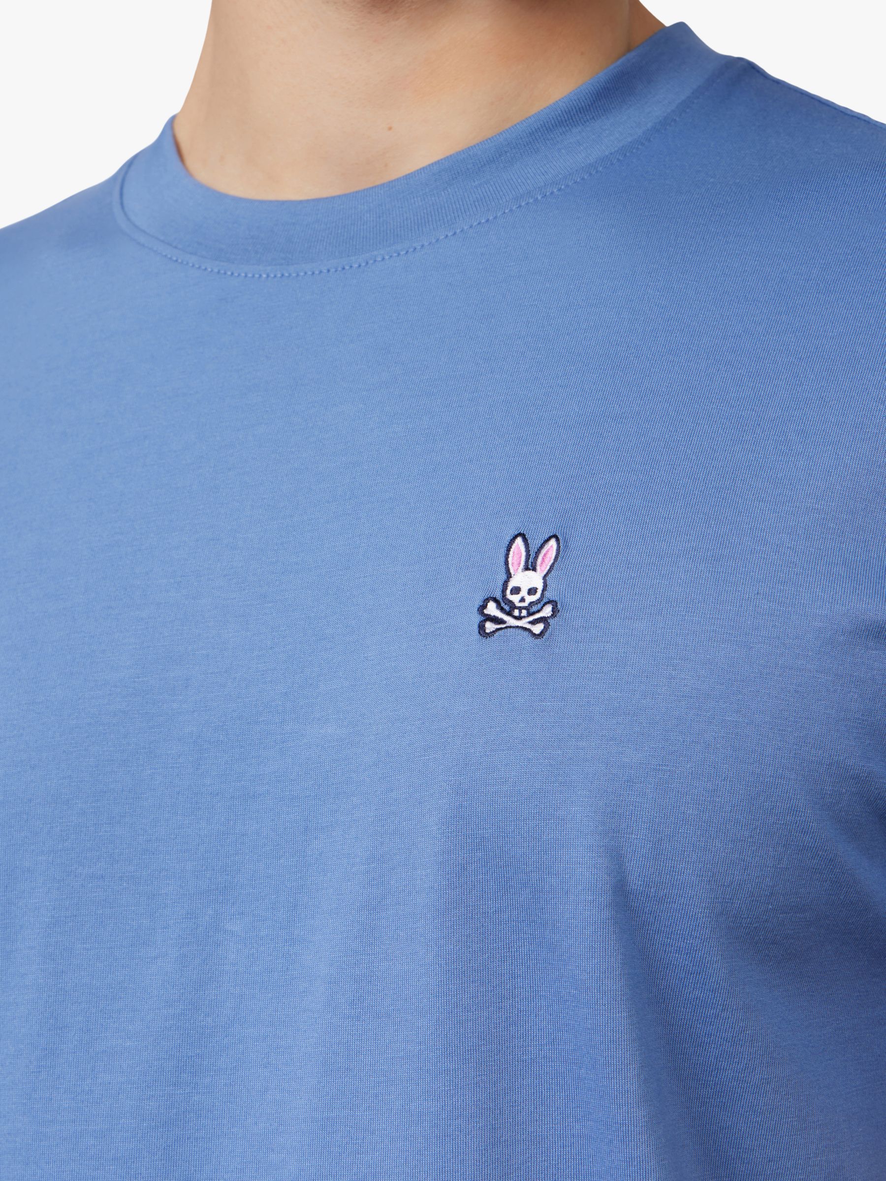 Psycho Bunny Classic Logo Crew Neck Pima Cotton T-Shirt, Bal Harbour, S