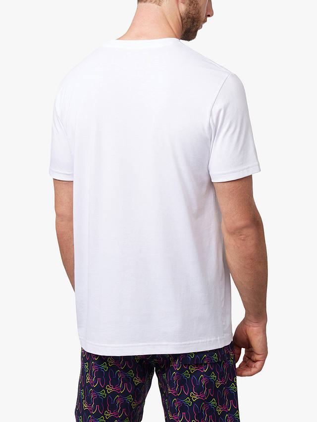 Psycho Bunny Cotton Graphic T-Shirt, White
