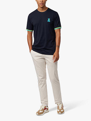 Psycho Bunny Apple Valley Fashion T-Shirt, Navy/Multi