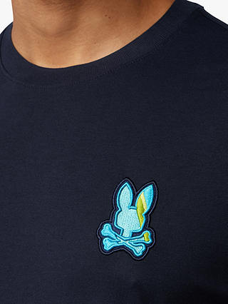 Psycho Bunny Apple Valley Fashion T-Shirt, Navy/Multi