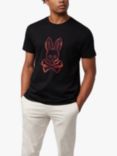 Psycho Bunny Apple Valley Graphic T-Shirt, Black/Multi