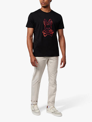 Psycho Bunny Apple Valley Graphic T-Shirt, Black/Multi