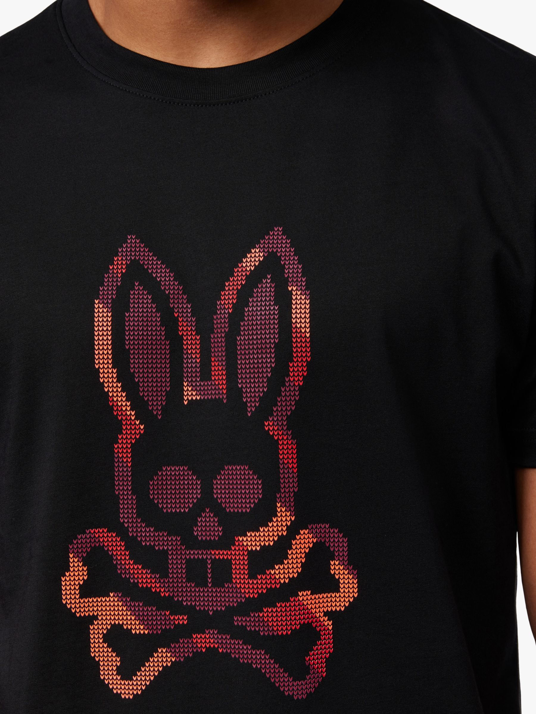 Psycho Bunny Apple Valley Graphic T-Shirt, Black/Multi, S