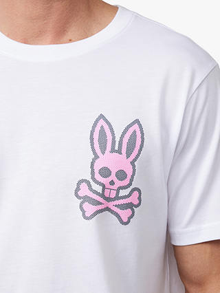 Psycho Bunny Lancaster Cross Bunny T-Shirt, White