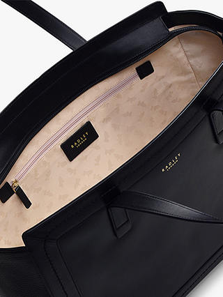 Radley Marston Mews Medium Zip Top Tote Bag, Black