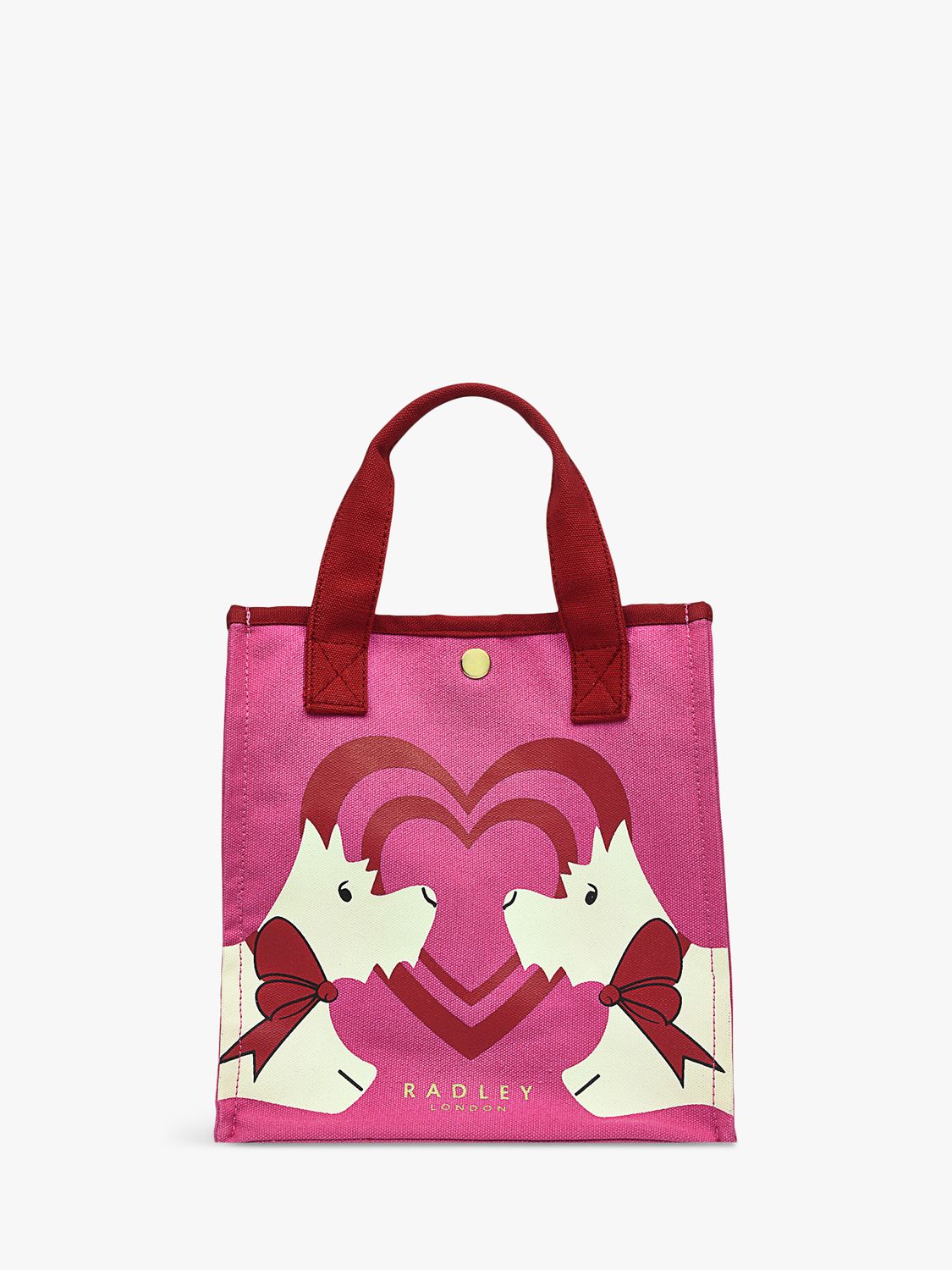 Buy Radley Fair Valentine's Small Open Top Grab Bag, Coulis Online at johnlewis.com