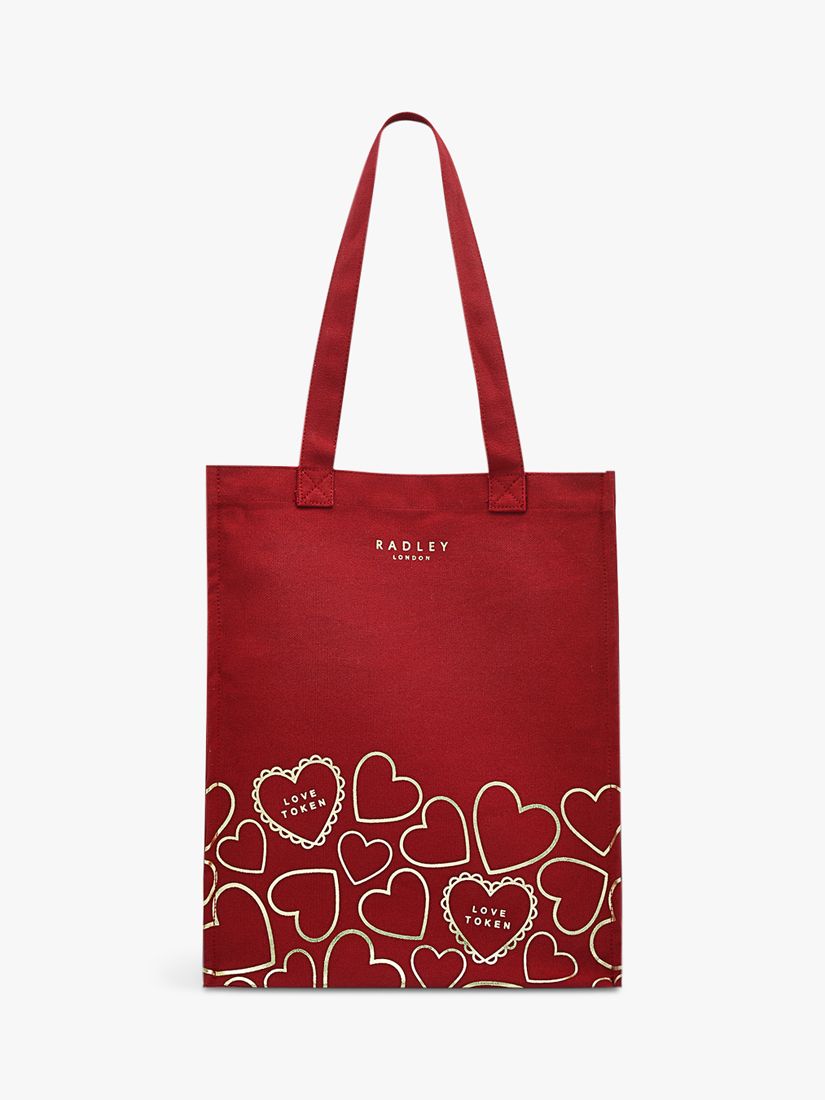 Buy Radley Valentines Medium Open Top Tote, Poinsettia Online at johnlewis.com