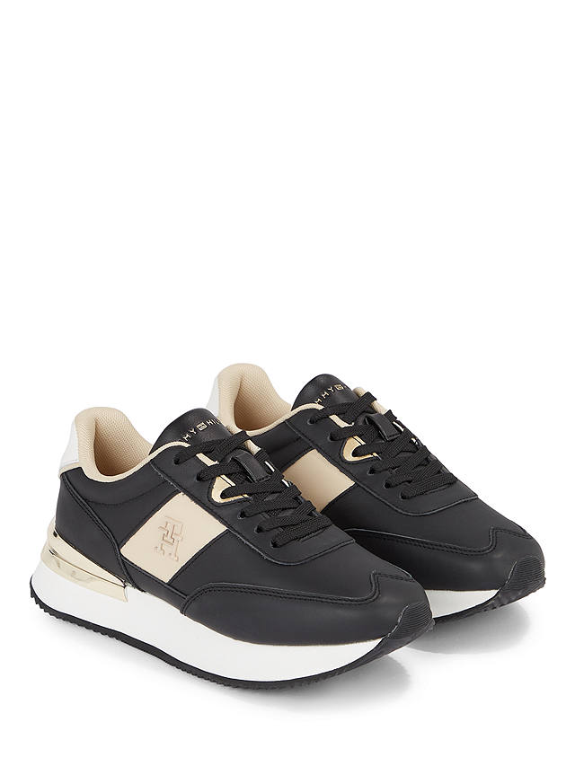 Tommy Hilfiger TH Elevated Feminine Trainers, Black