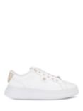 Tommy Hilfiger Leather Lace-Up Flatform Trainers