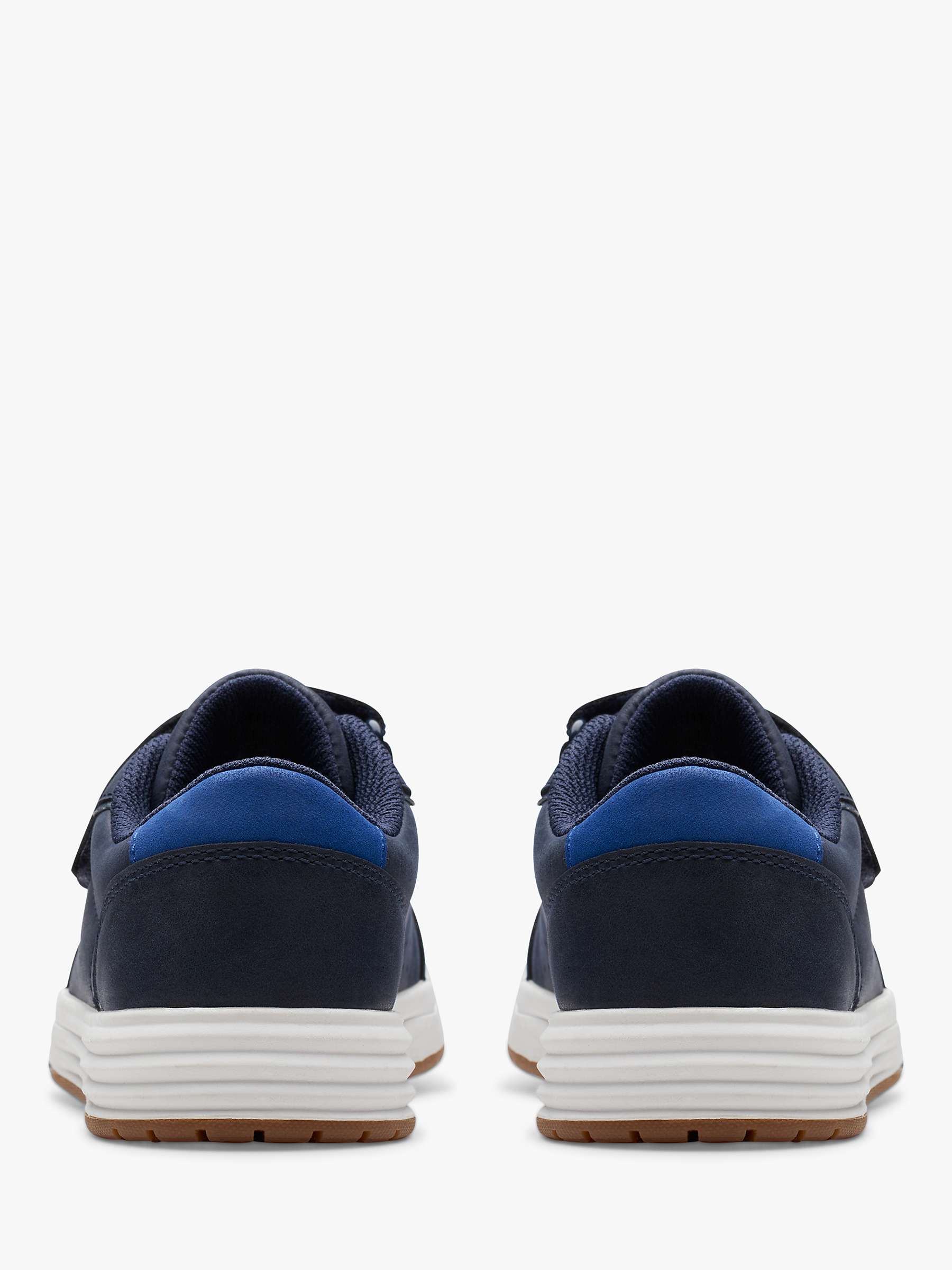 Buy Clarks Kids' Urban Solo Leather Riptape Trainers Online at johnlewis.com