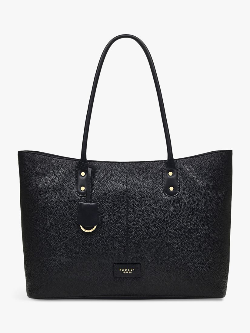 Zip tote bag with studded sides hot sale