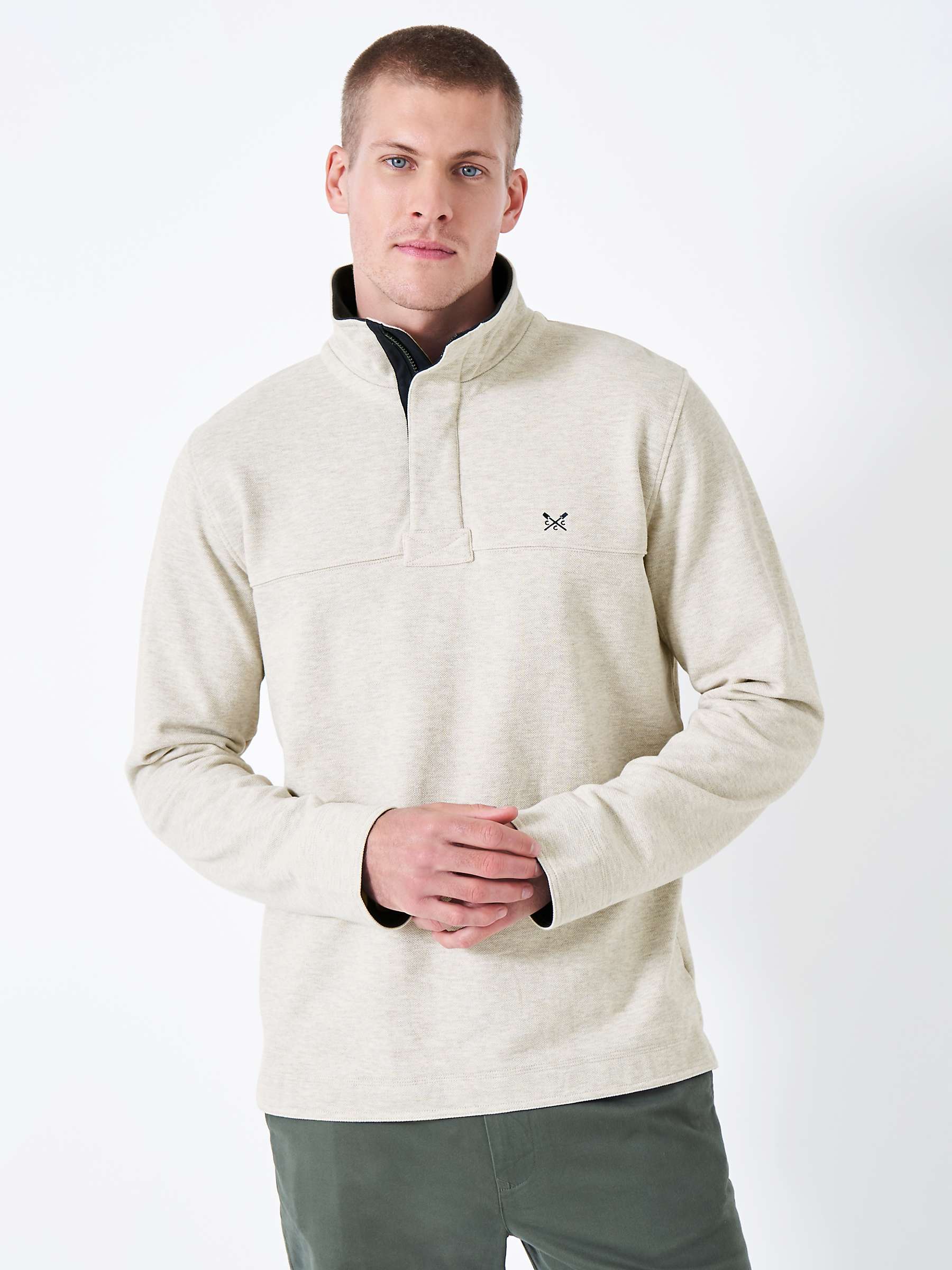 Buy Crew Clothing Padstow Pique Jumper Online at johnlewis.com