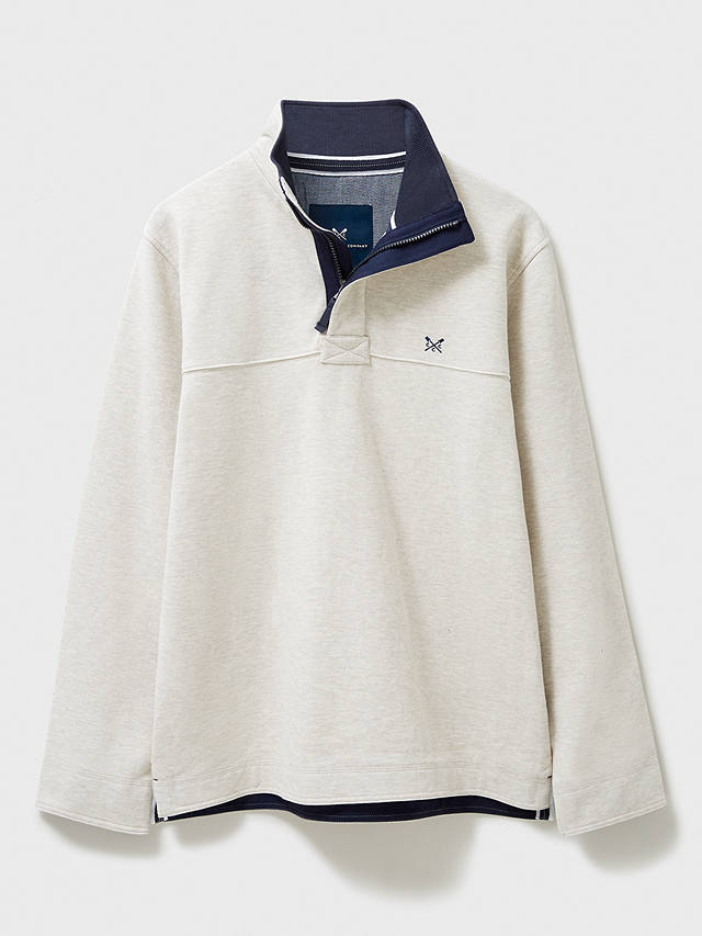 Crew Clothing Padstow Pique Jumper, Natural