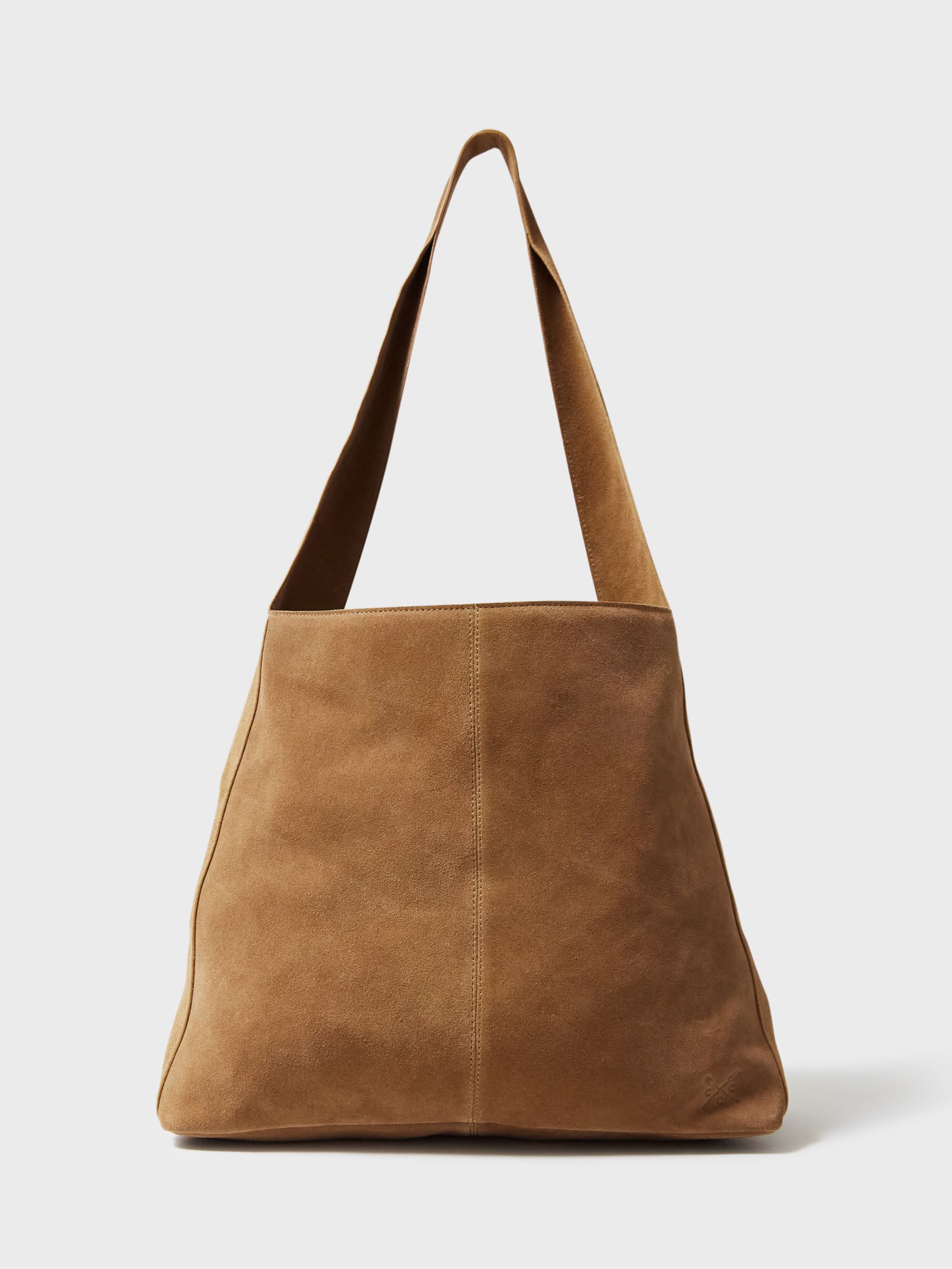 Crew Clothing Hobo Leather Tote Bag, Tan, One Size