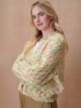Cape Cove Sirena Mohair Blend Batwing V-Neck Cardigan