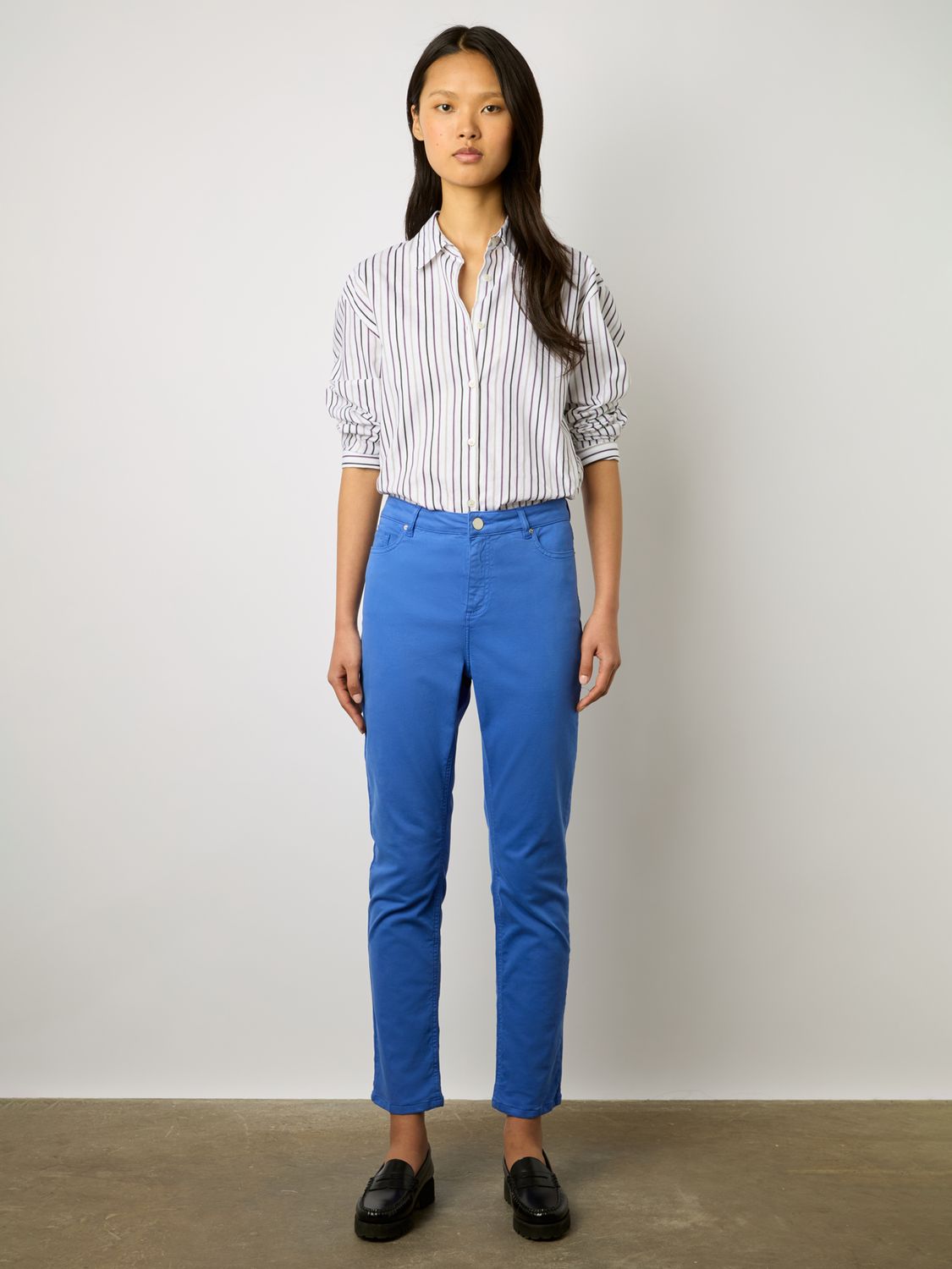 Gerard Darel Carli Cotton Blend Jeans, Blue, 10