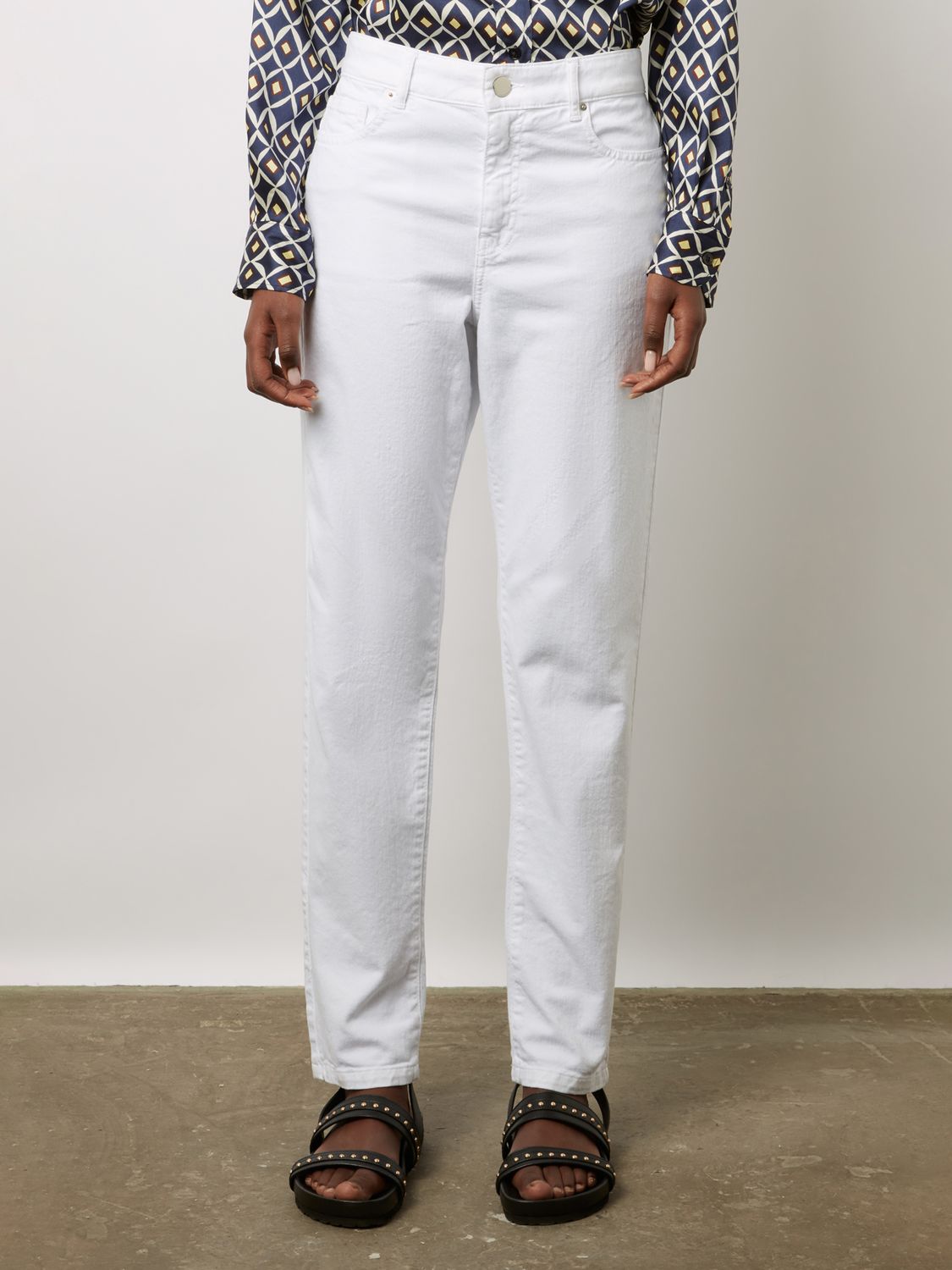 Gerard Darel Chloe Slim Leg Jeans, White, 10