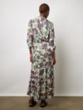 Gerard Darel Elycia Botanical Print Maxi Dress, Ecru/Multi