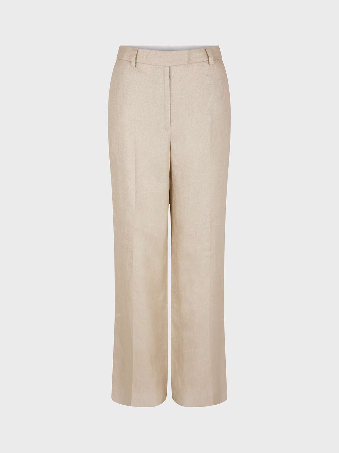 Buy Gerard Darel Carmen Linen Blend Trousers, Sand Online at johnlewis.com