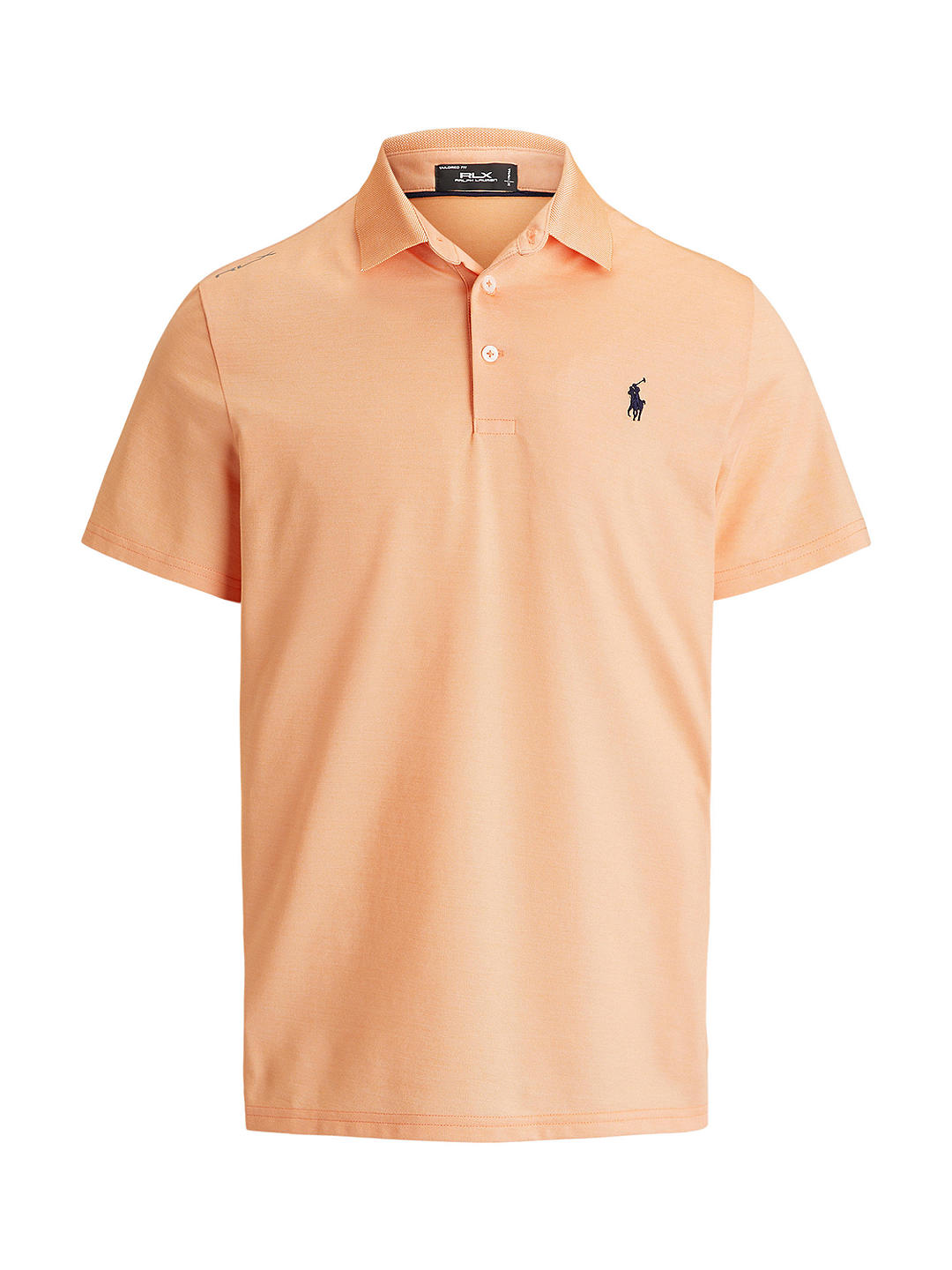Ralph Lauren Tailored Fit Performance Mesh Polo Shirt, Orange