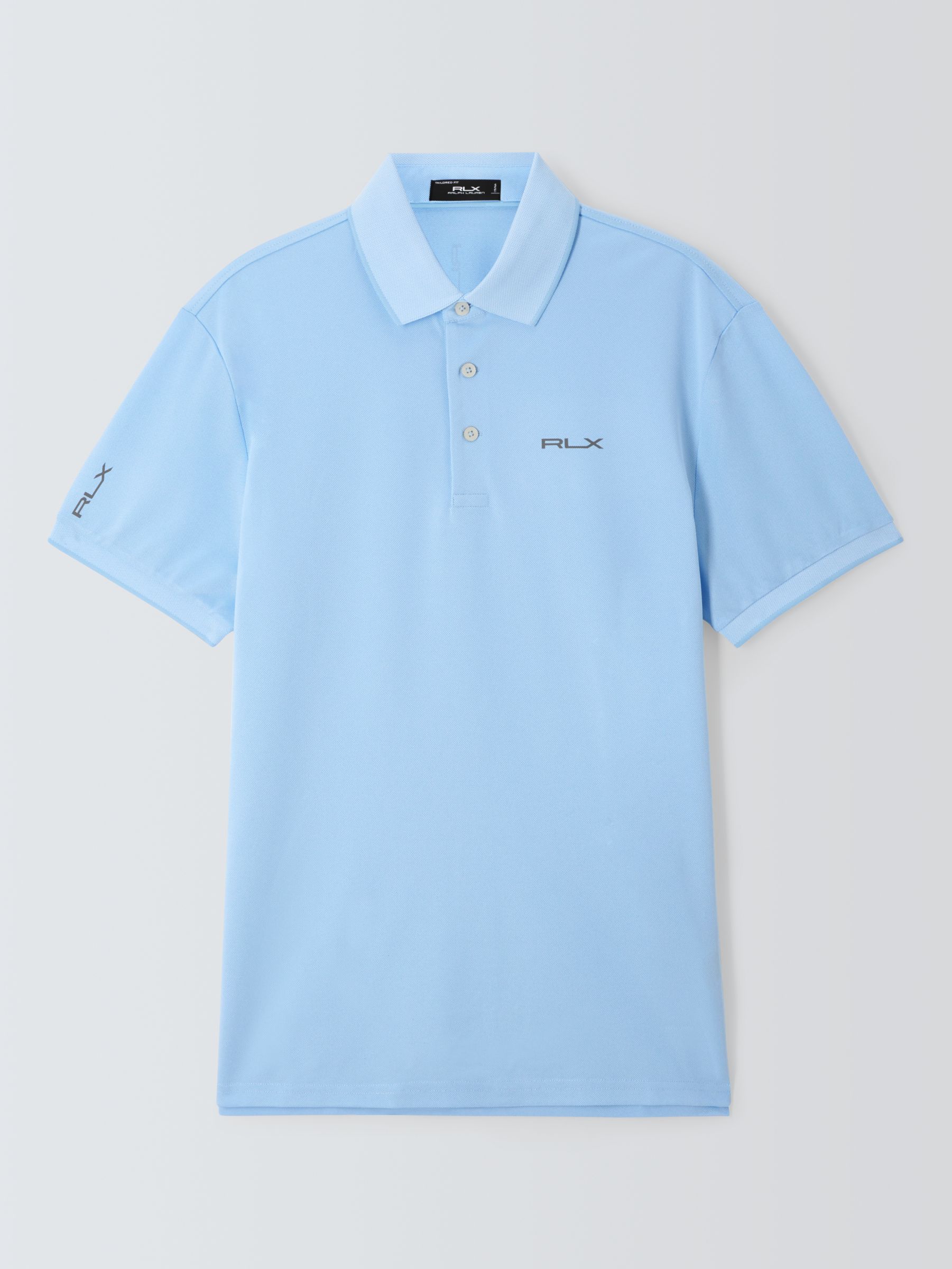 Ralph Lauren Tailored Fit Performance Polo Shirt, Office Blue, S