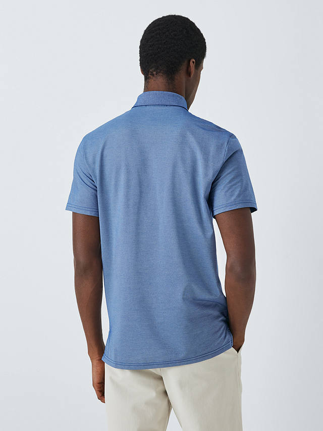 Ralph Lauren Tailored Fit Performance Mesh Polo Shirt, Blue