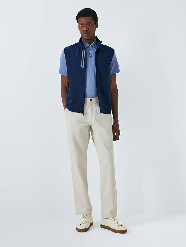 Ralph Lauren Tailored Fit Performance Mesh Polo Shirt, Blue