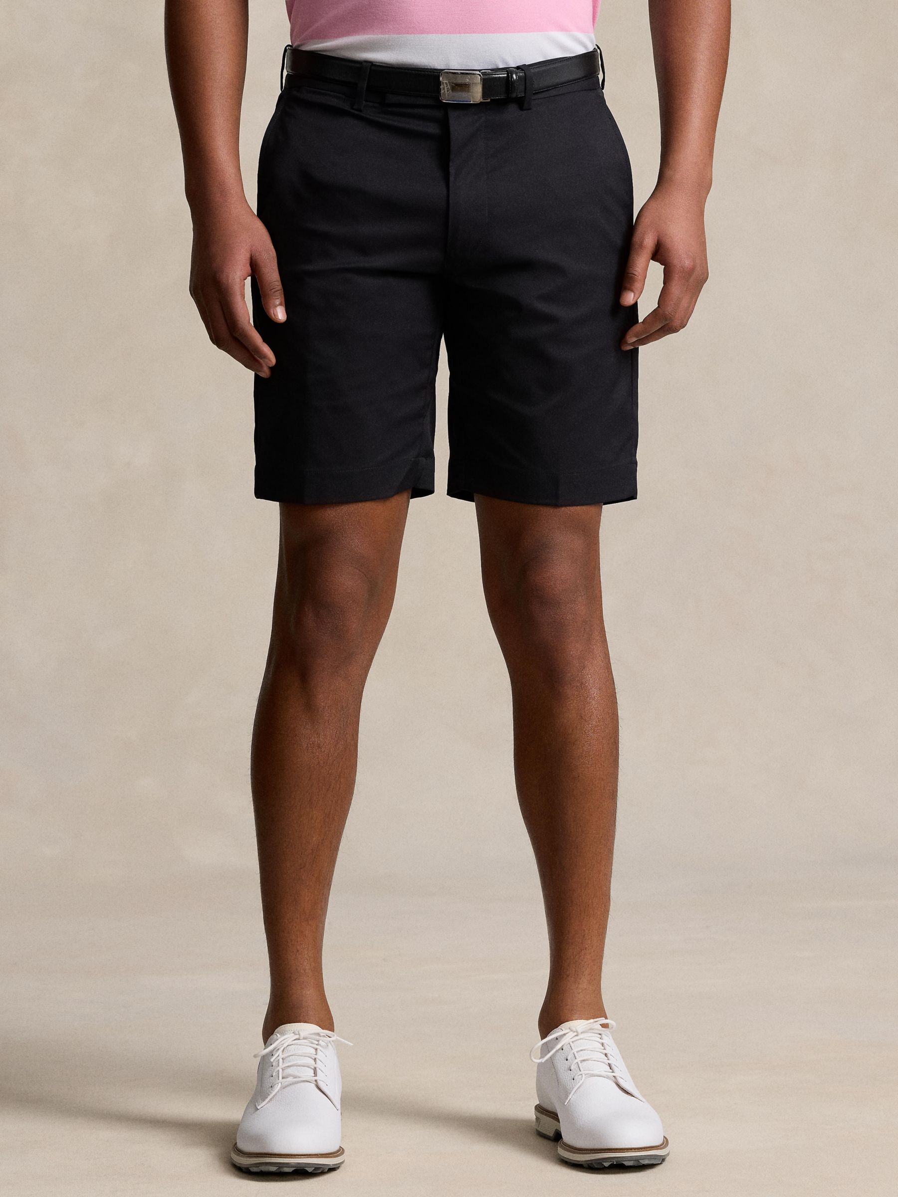 Ralph Lauren 9-Inch Tailored Fit Featherweight Short, Polo Black, 32R