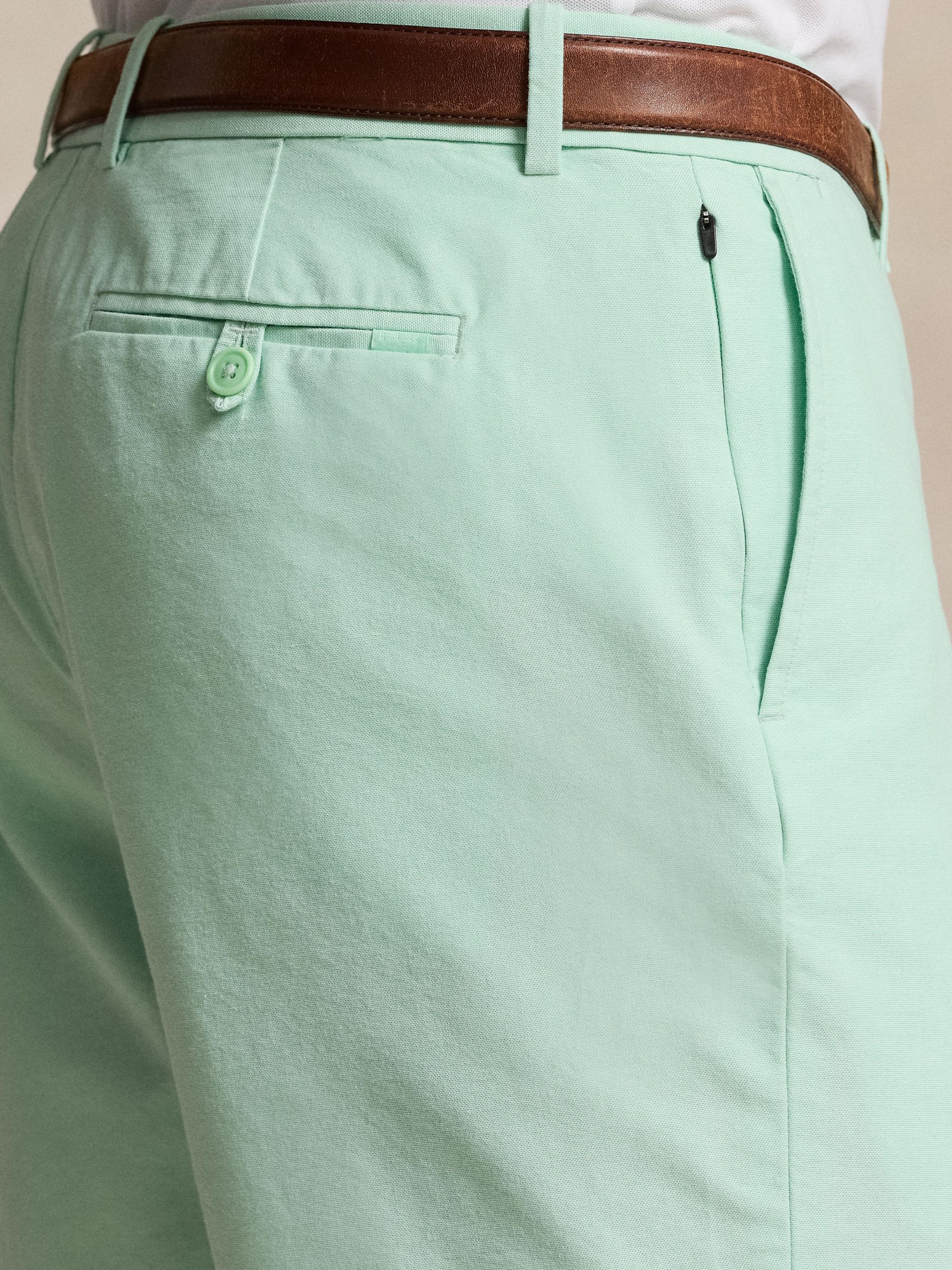 Ralph Lauren 9-Inch Tailored Fit Performance Shorts, Pastel Mint, 32R