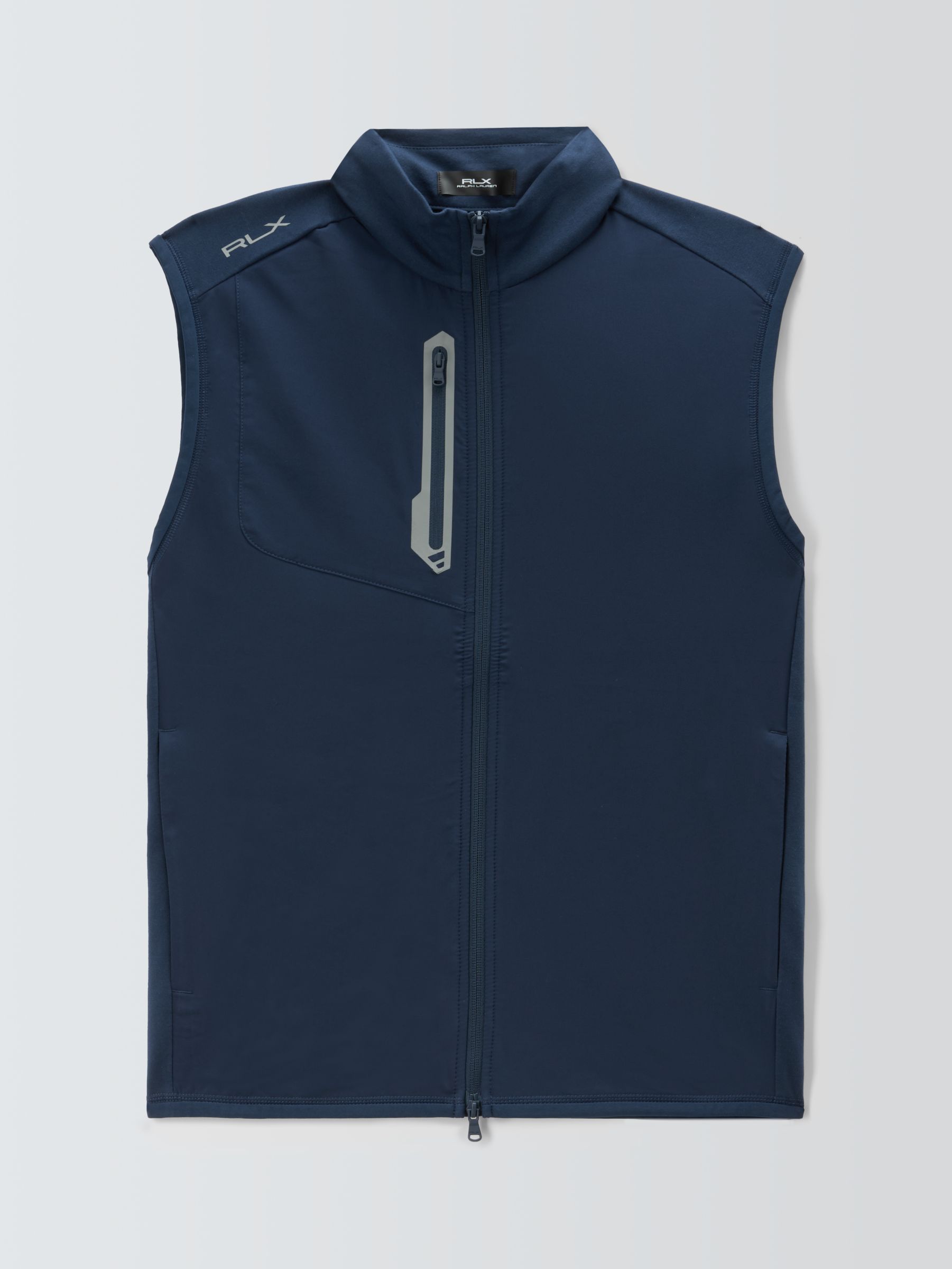 Ralph Lauren Hybrid Full Zip Gilet Refined Navy at John Lewis