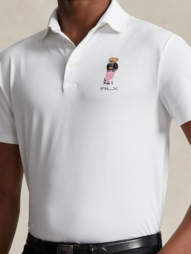Polo Golf Ralph Lauren Bear Logo Polo T-Shirt, White