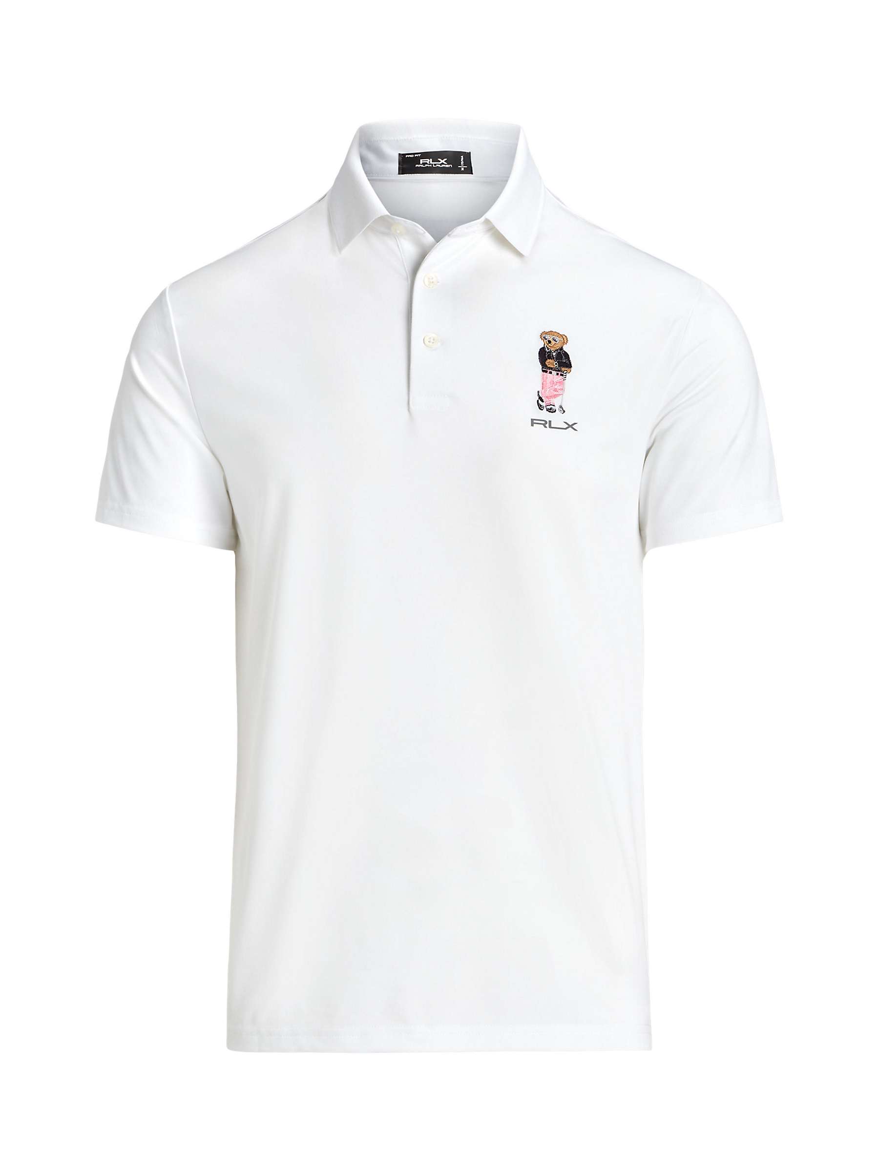 Buy Polo Golf Ralph Lauren Bear Logo Polo T-Shirt, White Online at johnlewis.com