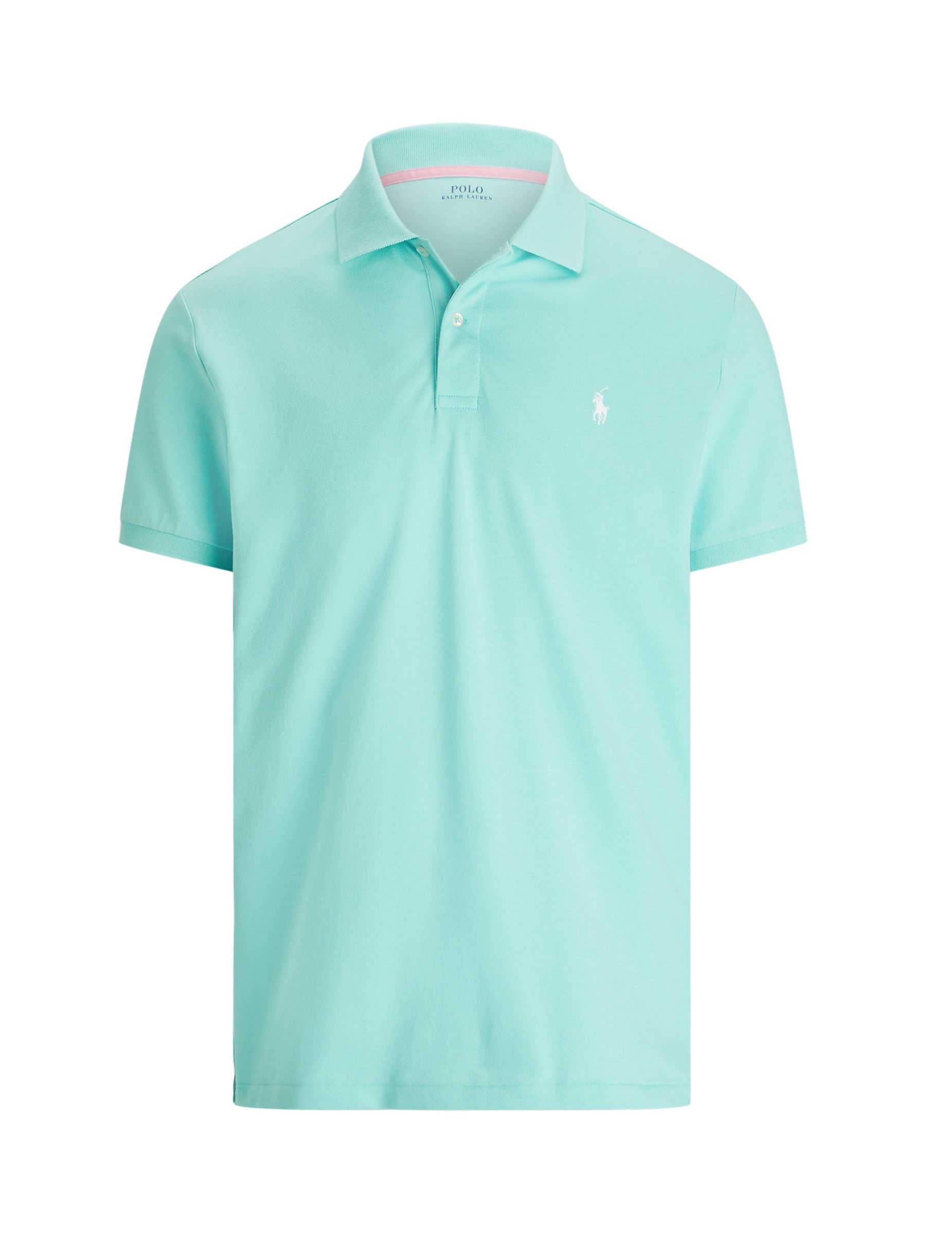 Polo Golf Ralph Lauren Tailored Fit Performance Mesh Polo Shirt, Light ...