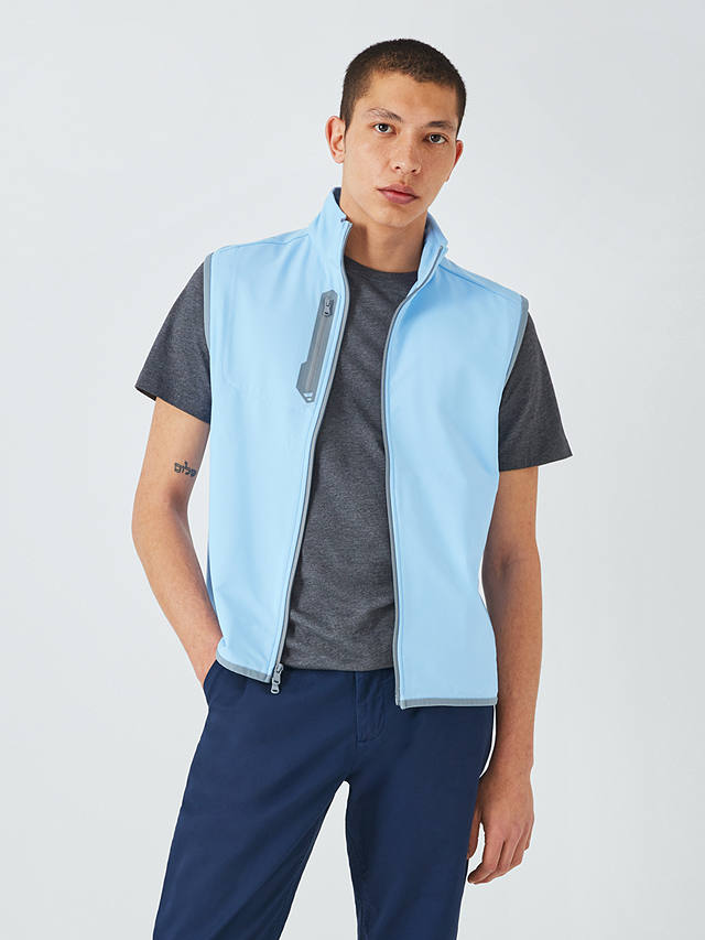 Polo Golf Ralph Lauren Hybrid Full Zip Vest Jacket, Office Blue