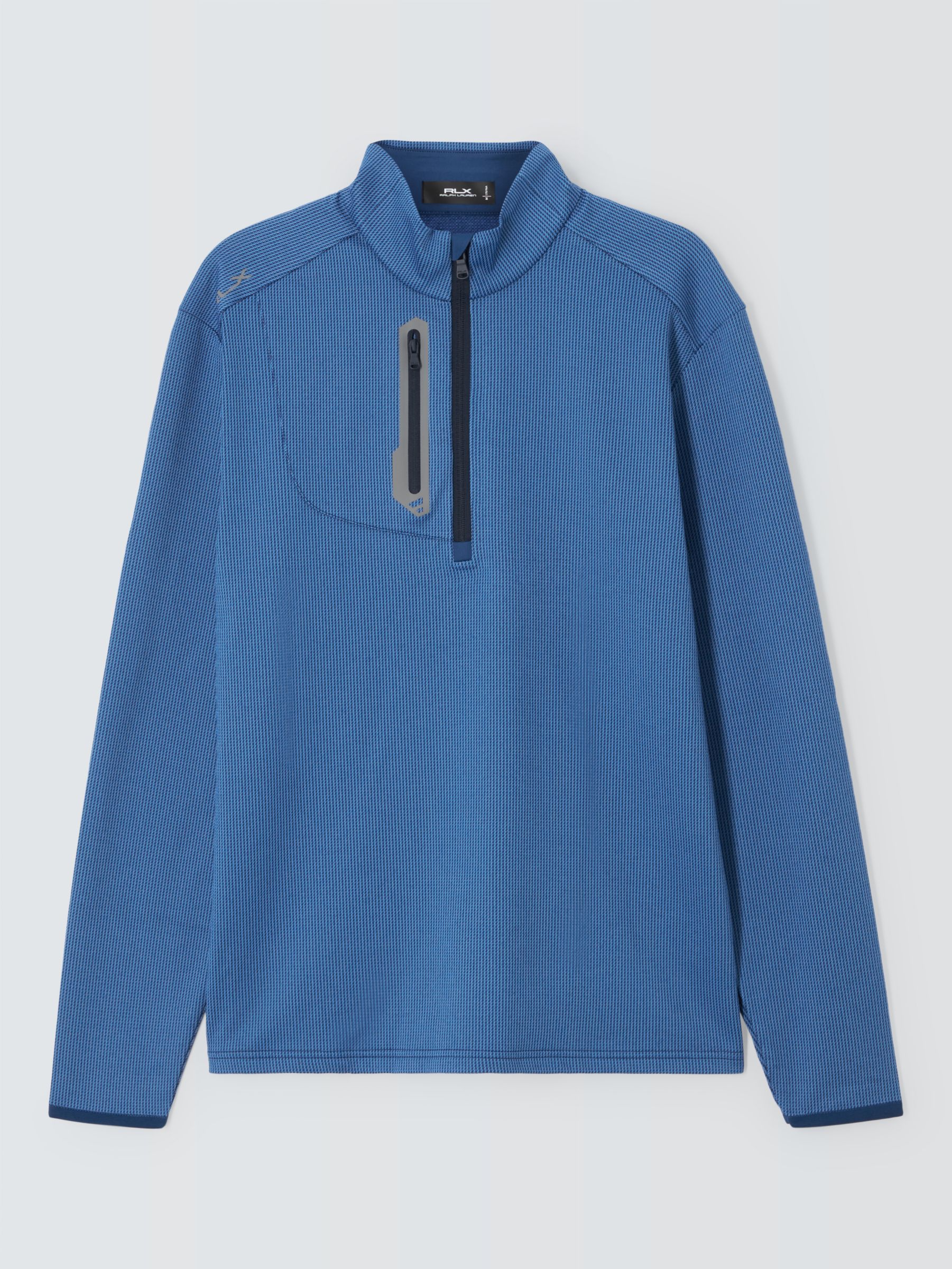 Buy Ralph Lauren Classic Fit Luxury Jersey Pullover Jersey Top, Blue Online at johnlewis.com