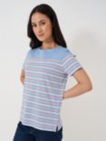 Crew Clothing Breton Striped Cotton Jersey T-Shirt, Multi, Multi