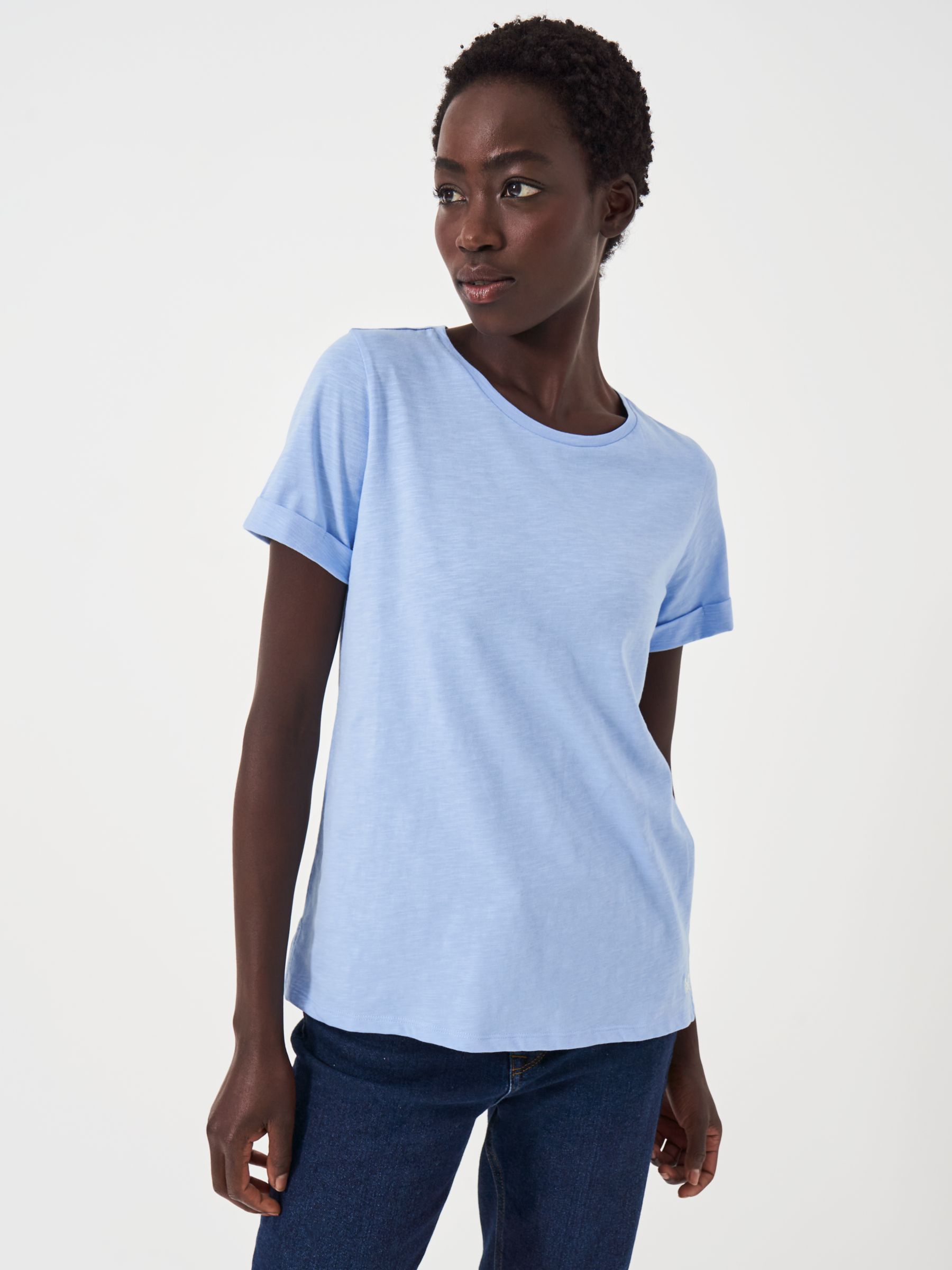 Buy Crew Clothing Perfect Crew Slub T-Shirt Online at johnlewis.com