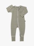 Bonds Baby Zippy Print Zip Through Wondersuit, Khaki/Multi