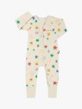 Bonds Baby Zippy Print Zip Through Wondersuit, Stars/Multi