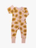 Bonds Baby Zippy Print Zip Through Wondersuit, Sunflower/Multi