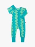 Bonds Baby Zippy Print Zip Through Wondersuit, Wavy Stripe/Multi